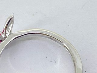 anillo plata 925mm con piedra con circonita