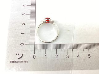anillo plata 925mm con piedra con circonita