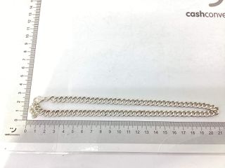 cadena plata 925mm con piedra con circonita 19.5cm