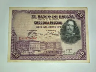 Billetes de Pesetas de España