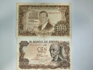 Billetes de Pesetas de España