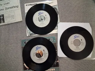 Lote 7 discos vinilo heavy rock singles 7" 45 rpm