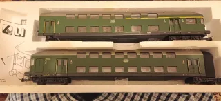 2 pasajeros de doble planta escala H0 de LIMA