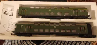 2 pasajeros de doble planta escala H0 de LIMA