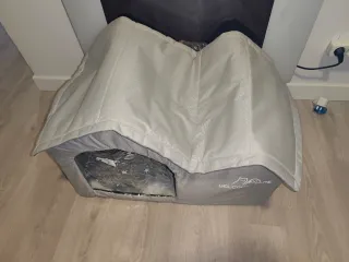 Casa para gatos calefactable