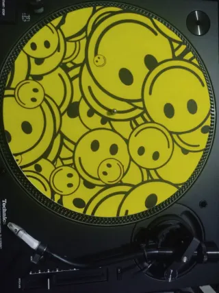 Slider per giradischi Smiley 2 unità