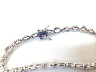 pulsera plata 925mm con piedra con circonita