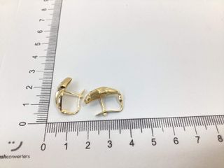 pendientes oro 18k con piedra con circonita
