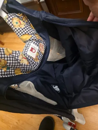 Linda cuna de viaje con ositos