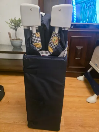 Linda cuna de viaje con ositos