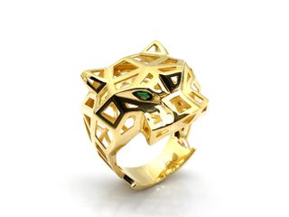 anillo oro 18k con circonita
