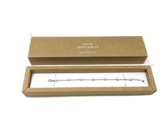 pulsera plata 925mm con piedra con circonita