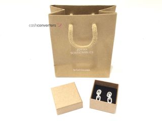 pendientes plata 925mm con piedra con circonita