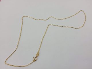 cadena oro 18k 22cm