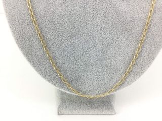cadena oro 18k 27cm