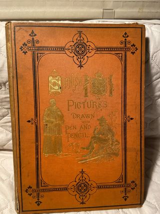 Antiguo libro 1860? .Numerosos dibujos .