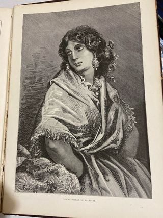 Antiguo libro 1860? .Numerosos dibujos .