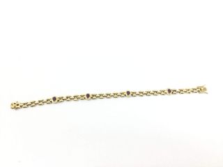pulsera oro 18k con piedra