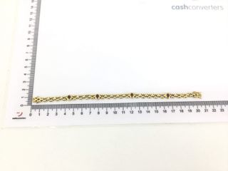 pulsera oro 18k con piedra