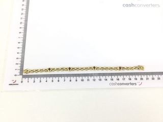 pulsera oro 18k con piedra