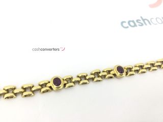 pulsera oro 18k con piedra