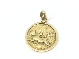 medalla oro 18k