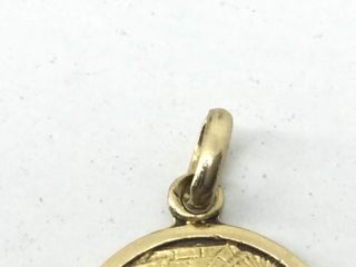 medalla oro 18k