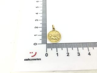 medalla oro 18k