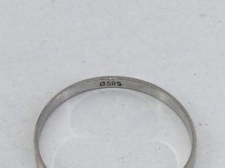 sortija oro 14k con piedra con diamante