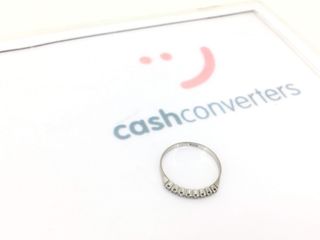 sortija oro 14k con piedra con diamante