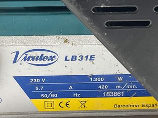 lijadora banda virutex lb31e