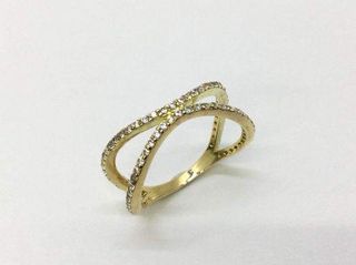 anillo oro 18k con piedra con circonita t. 12 (16,56 mm)