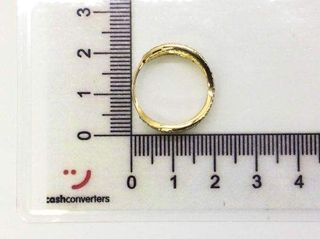 anillo oro 18k con piedra con circonita t. 12 (16,56 mm)