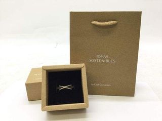 anillo oro 18k con piedra con circonita t. 12 (16,56 mm)