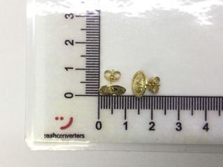 pendientes oro 18k con circonita