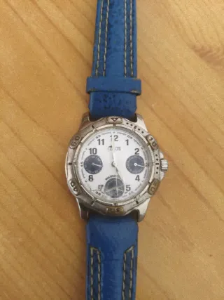 Reloj Lotus niño azul y plateado