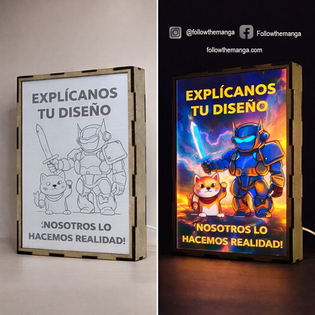 Lampara LED Doble Berserk