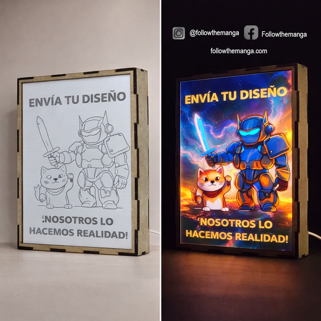 Lampara LED Doble Berserk