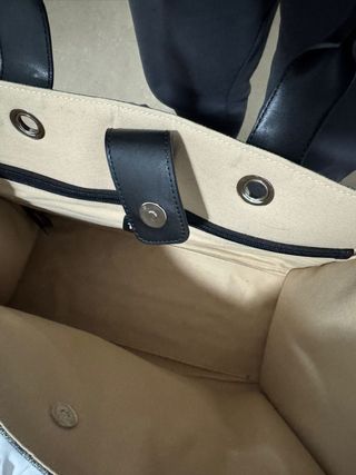 Bolso Tous Grande Negro Gris Nuevo