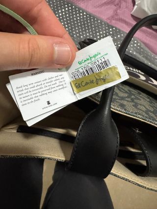 Bolso Tous Grande Negro Gris Nuevo