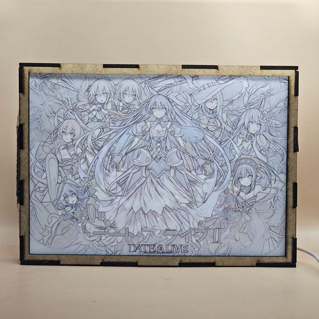 Lámpara LED Date A Live Doble Imagen