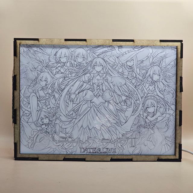 Lámpara LED Date A Live Doble Imagen