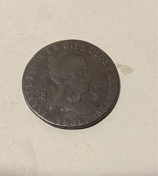 2 Monedas 8 Maravedíes 1836 y 1848