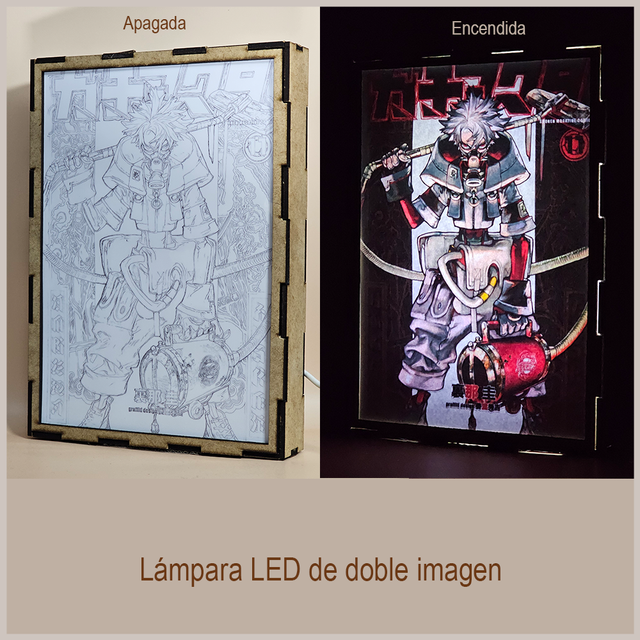 Lámpara LED Doble Imagen Gachiakuta