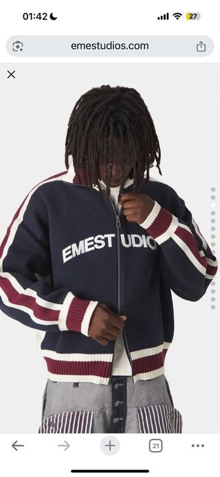 Jersey Eme Studios cremallera nuevo Talla M