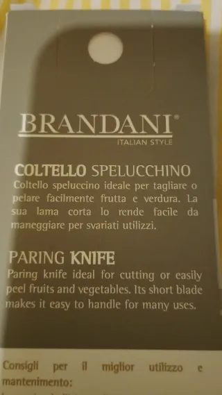 Coltello spelucchino Brandani