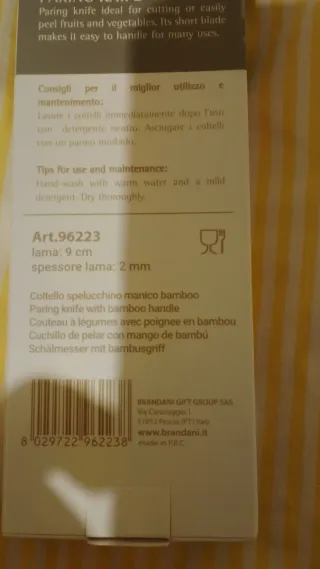 Coltello spelucchino Brandani