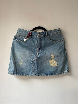 Zadig & Voltaire Juice Destroy Denim Light Blue 36