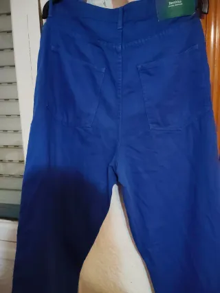 Pantalones Bershka Azul Talla M
