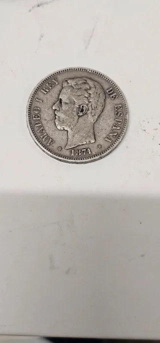 Moneda Plata Alfonso XIII 1891